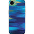 Ocean Blue Brush Stroke by Etta Vee iPhone 16e Skin